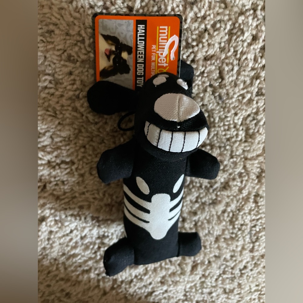 Multipet skeleton dog toy